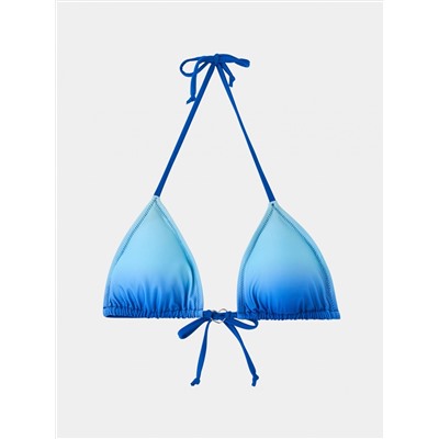 Бюстгальтер от купальника-бикини с градиентным принтом синий
