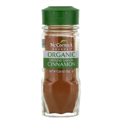 McCormick Gourmet, Organic, Ground Saigon Cinnamon, 1.25 oz (35 g)