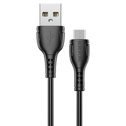 Кабель USB - micro USB Borofone BX51  100см 2,4A  (black)