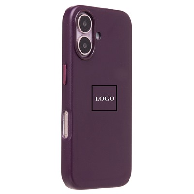 Чехол-накладка ORG SM002 экокожа SafeMag для "Apple iPhone 16" (mulberry) (234505)