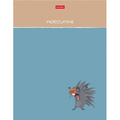 Тетрадь со сменным блоком 120л клетка на 4 кольцах "Колючее настроение" (088101) 32190 Хатбер