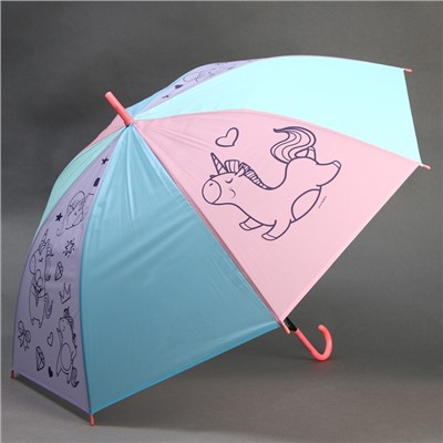 Зонт детский «Сказочная единорожка», d=90см