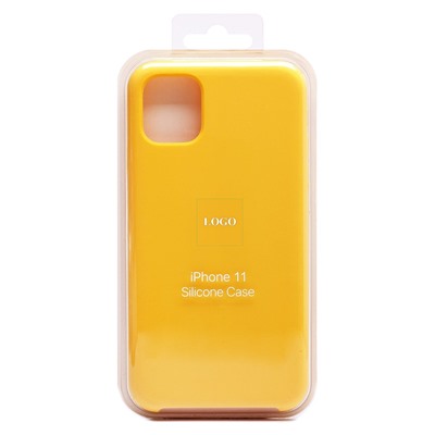 Чехол-накладка ORG Soft Touch для "Apple iPhone 11" (yellow)