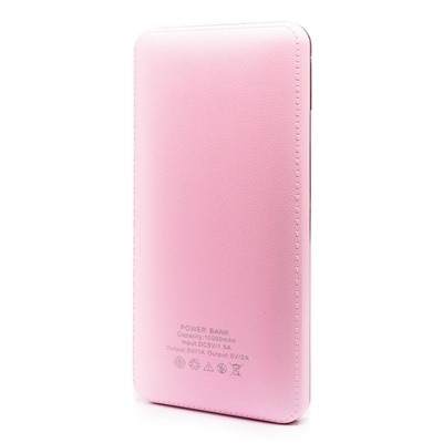 Внешний аккумулятор - PB22 (тех.уп) 10000mAh Micro/USB*2 (pink)