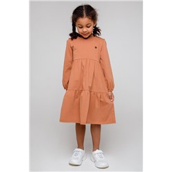 Платье для девочки Crockid КР 5780 светло-коричневый к357