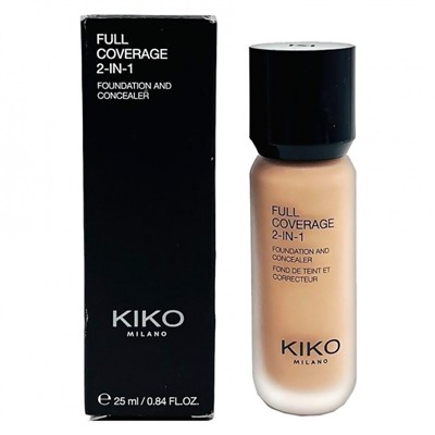 Тональный крем и консилер 2 в 1 Kiko Full Coverage (тон 15)