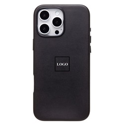 Чехол-накладка ORG SM002 экокожа SafeMag для "Apple iPhone 16 Pro Max" (black) (234500)