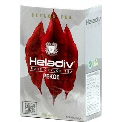 Heladiv. Pekoe (черн) старый дизайн 100 гр. карт.пачка