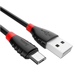 Кабель USB - micro USB Hoco X27 Excellent  120см 2,4A  (black)