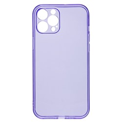 Чехол-накладка - SC344 для "Apple iPhone 12 Pro Max" (transparent/violet) (232049)