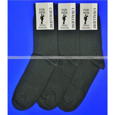 ЦЕНА ЗА 5 ПАР: Кавалер носки мужские с-330 серые