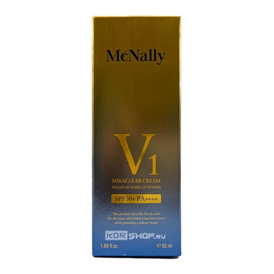 BB-крем увлажняющий с коллагеном V1 Miracle BB Cream McNally, Корея, 50 мл Акция