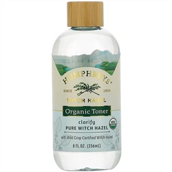 Humphrey's, Witch Hazel, Certified Organic Toner, Clarify, 8 fl oz (236 ml)