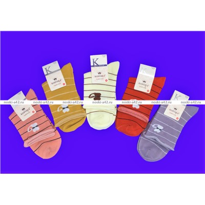 ЦЕНА ЗА 5 ПАР: Корона носки женские медицинские арт. 2345
