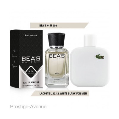 Beas M206 Lacoste L.12.12. White Blanc Men edp 50 ml