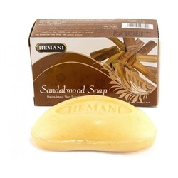 Купить Натуральное мыло Hemani Sandalwood Soap с сандалом, 75 г.