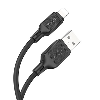 Кабель USB - Apple lightning Hoco X90 Cool  100см 2,4A  (black)