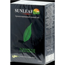 SUNLEAF. Green Tea Jasmine 250 гр. карт.пачка