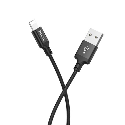 Кабель USB - Apple lightning Hoco X14 Times Speed  200см 2A  (black)