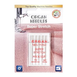 Иглы Organ супер стрейч №75-90 5шт (блистер) 5440000BL