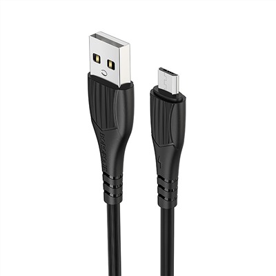 Кабель USB - micro USB Borofone BX37 Wieldy  100см 2,4A  (black)