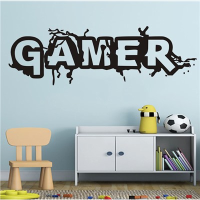 Наклейка виниловая GAMER