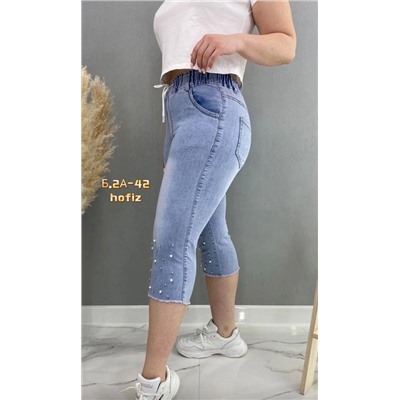 Джинсы — Бриджи джинсовые женские | Арт. 7500816