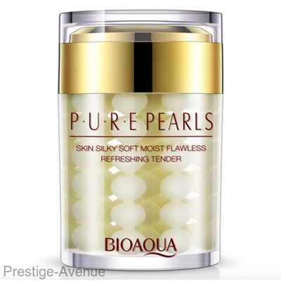 Увлажняющий крем с натуральной жемчужной пудрой Bioaqua Pure Pearls 60 g. Арт:4587