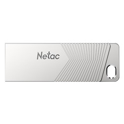 Флэш накопитель USB 128 Гб Netac UM1 3.2 (white/silver)