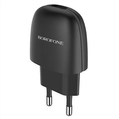 Адаптер Сетевой с кабелем Borofone BA49A Vast USB 2,1A/10W (USB/Micro USB) (black)