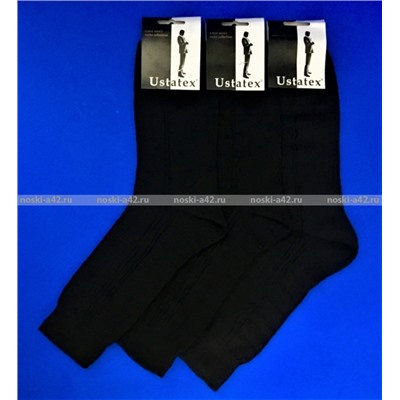 ЦЕНА ЗА 5 ПАР: Юста носки мужские 1с6 черные