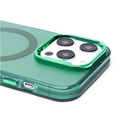 Чехол-накладка - SM025 SafeMag для "Apple iPhone 14 Pro" (green) (232103)