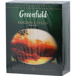 Greenfield. Golden Ceylon карт.пачка, 100 пак.