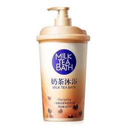 ONE SPRING MILK TEA BATH Молочный гель для душа с экстрактом чая, 800 мл