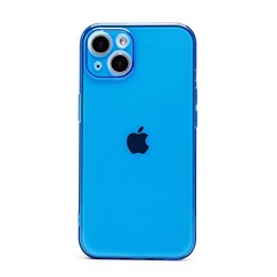 Чехол-накладка - SC344 для "Apple iPhone 13" (transparent/blue) (232045)