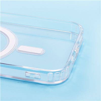 Чехол-накладка - SM006 SafeMag для "Apple iPhone 12" (прозрачный)