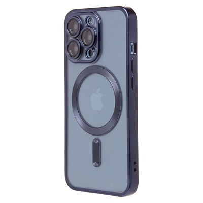 Чехол-накладка - SM027 SafeMag для "Apple iPhone 13 Pro" (blue titanium) (232369)