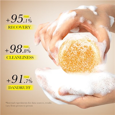 Твердый шампунь с экстрактом имбиря SADOER Ginger Extract Solid Shampoo, 60 гр.