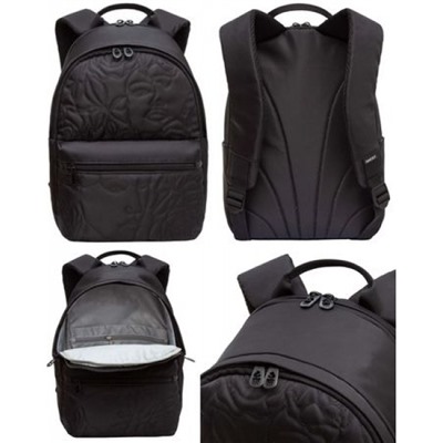 Рюкзак молодежный RXL-424-3/1 черный 25х34,5х12 см GRIZZLY