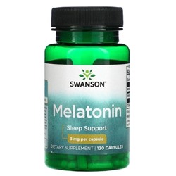 Мелатонин, 3 мг, 120 капсул
