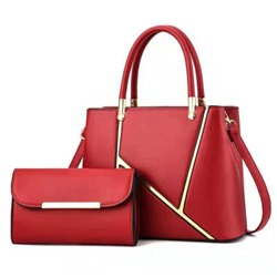 Набор сумок из 2 предметов, арт А113, цвет:бордовый