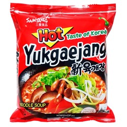 Лапша б\п Юккедянг Samyang, Корея, 120 г Акция