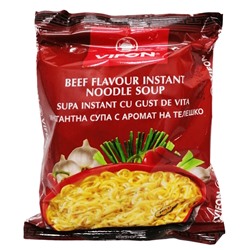 Пшеничная лапша б/п со вкусом говядины Vifon, Вьетнам, 60 г