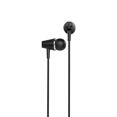 Проводные наушники с микрофоном внутриканальные Hoco M34 Honor music universal Jack 3,5  (black)