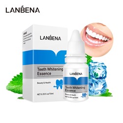 (Срок 17.03.2024) Средство для отбеливания зубов LANBENA Teeth Whitening Essence, 10 мл.