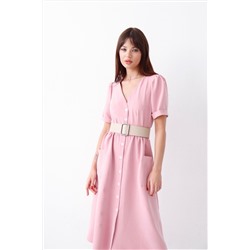 9196 Платье-ретро светло-розовое