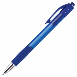 Ручка шариковая автомат. с грипом синий 0,7мм SUPER 143374 BRAUBERG