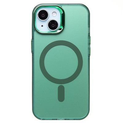 Чехол-накладка - SM025 SafeMag для "Apple iPhone 15" (green) (232091)