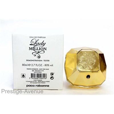 Тестер: Paco Rabanne Lady Million 80 мл