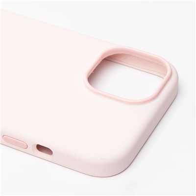 Чехол-накладка ORG Silicone Case SafeMag с анимацией для "Apple iPhone 15" (light pink)